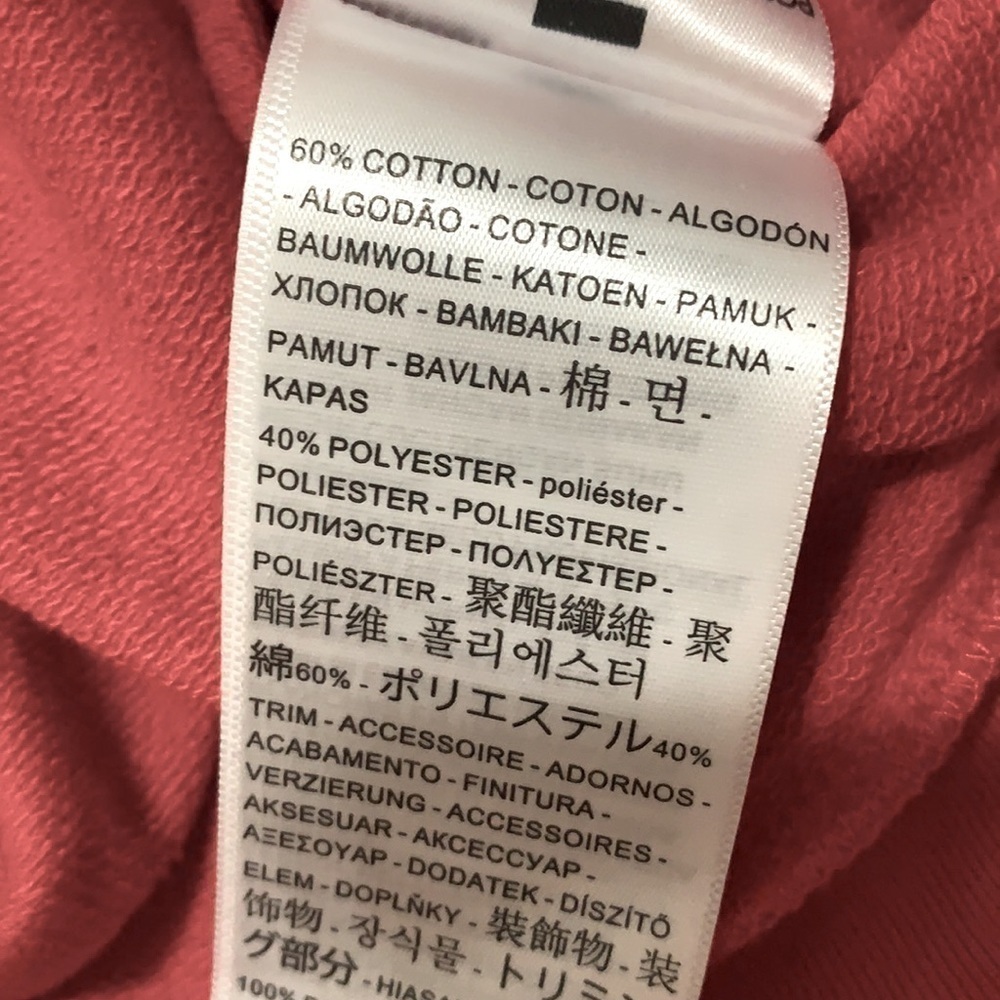 Levi's® Reese Frayed Sweatshirt red women’s size XL - Picture 9 of 9